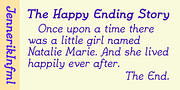 JennerikInfml, a Handwritten Font by Ingrimayne Type (Thumbnail 4 of 8)
