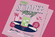 Summer Party Flyer, a Flyer Template by graphicook (Thumbnail 2 of 3)