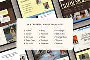 Hana Squarespace 7.1 Template, a Squarespace Template by Studio Heythere (Thumbnail 2 of 8)