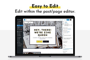 Zine Queen: Wordpress Theme Blog