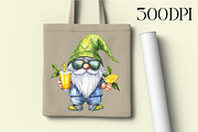 Watercolor Summer Gnome Clipart, an Illustration by Libby Wishes (Thumbnail 4 of 6)
