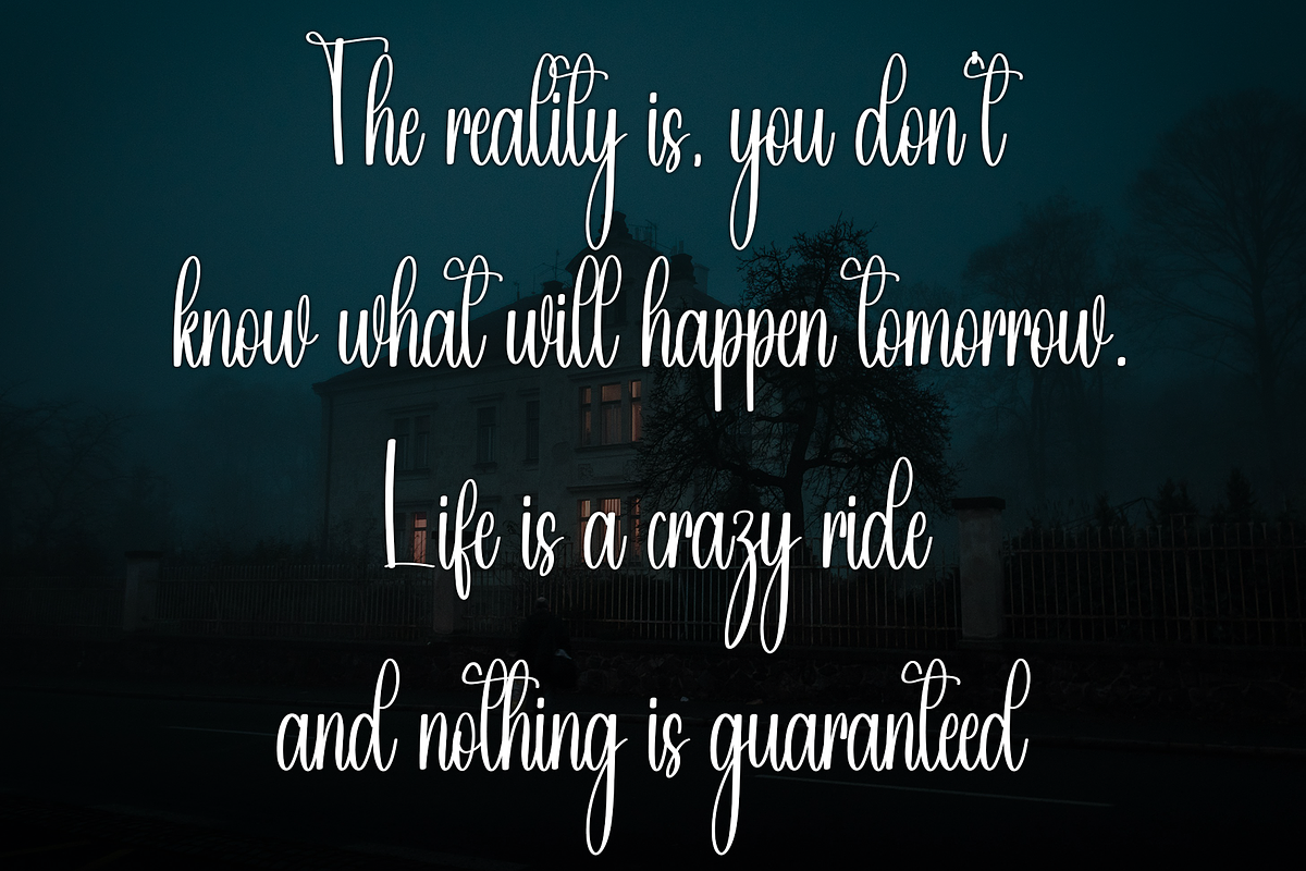 Halloween Spoiler, a Handwritten Font by FreshTypeINK (Photo 4 of 8)