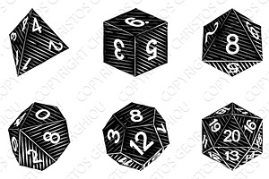 Game Dice Illustration Roleplaying, an Illustration by Christos Georghiou