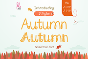 Autumn Font: A cozy, handwritten, a Handwritten Font by Waris Studio (Thumbnail 1 of 6)