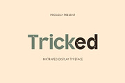 Tricked - Inktrap Font, a Sans Serif Font by Pikgura (Thumbnail 1 of 5)