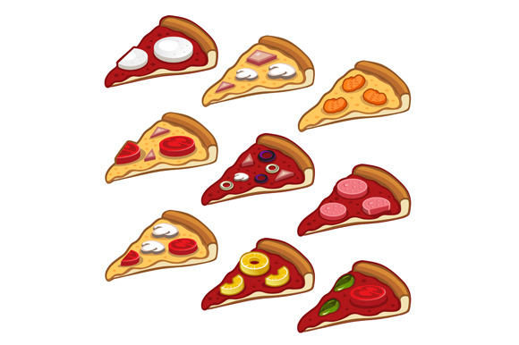 Pizza Icon Set
