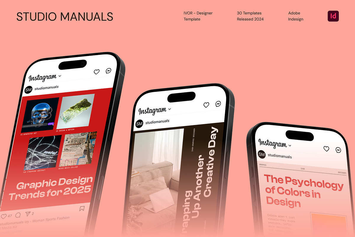 IVOR – Designer Template, a Social Media Template by Studio Manuals (Photo 6 of 8)