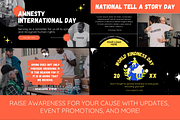 Charity Social Media Marketing, a Social Media Template by ShayMadeWhat (Thumbnail 3 of 4)