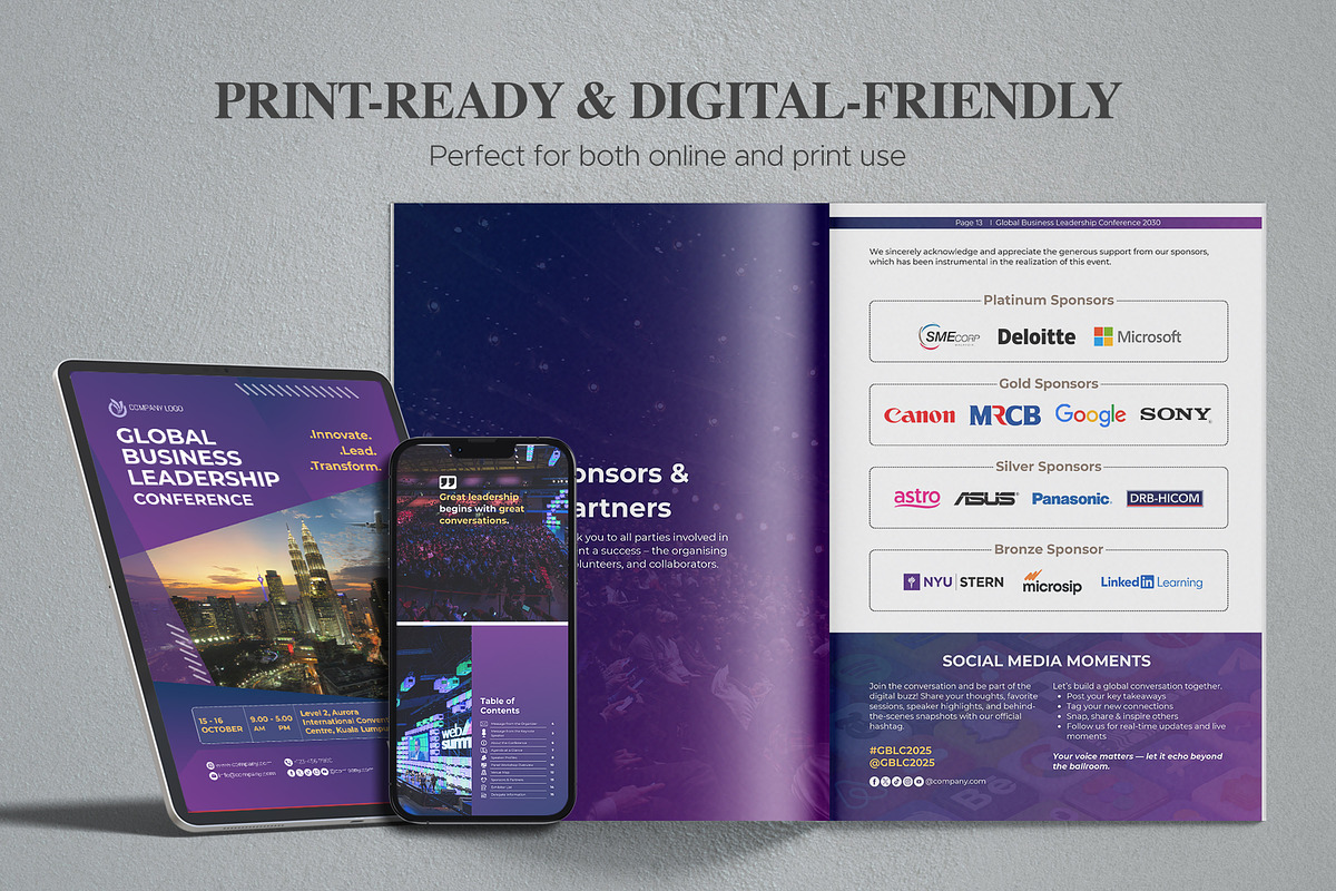 Business Conference Program Book preview 5