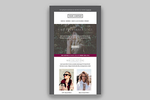 Fashion E-mail Newsletter 01 PSD