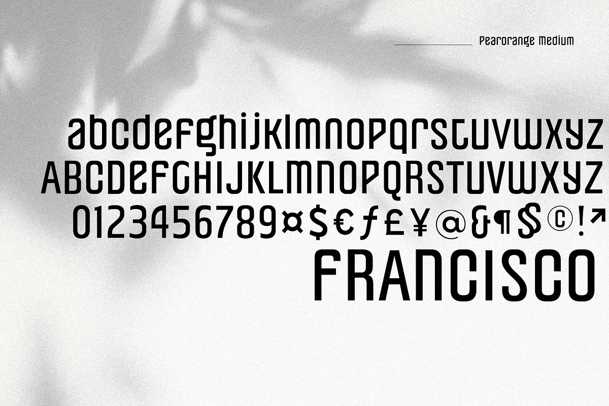Pearorange Modern Sans Font Family, a Sans Serif Font by Ryul Davidson (Photo 5 of 14)