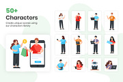 350+ Illustrations Pack, a Duotone Icon by Brickclay (Thumbnail 5 of 24)