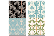 Palm Tree Tropical Seamless Patterns, a Pattern Graphic by wind mill (Thumbnail 2 of 3)