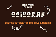 Chocodile - Fun Snack Typeface, a Sans Serif Font by Mockmenot (Thumbnail 4 of 8)