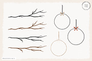Christmas Balls I Clip Art, a Decorative Illustration by PeDe Designs (Thumbnail 4 of 5)
