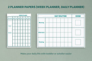 96 daily routine kids schedule cards, a Card Template by ann_etc (Thumbnail 3 of 6)