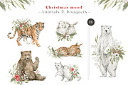 Christmas Mood. Winter animals, an Animal Illustration by Kreker Kate (Thumbnail 7 of 12)