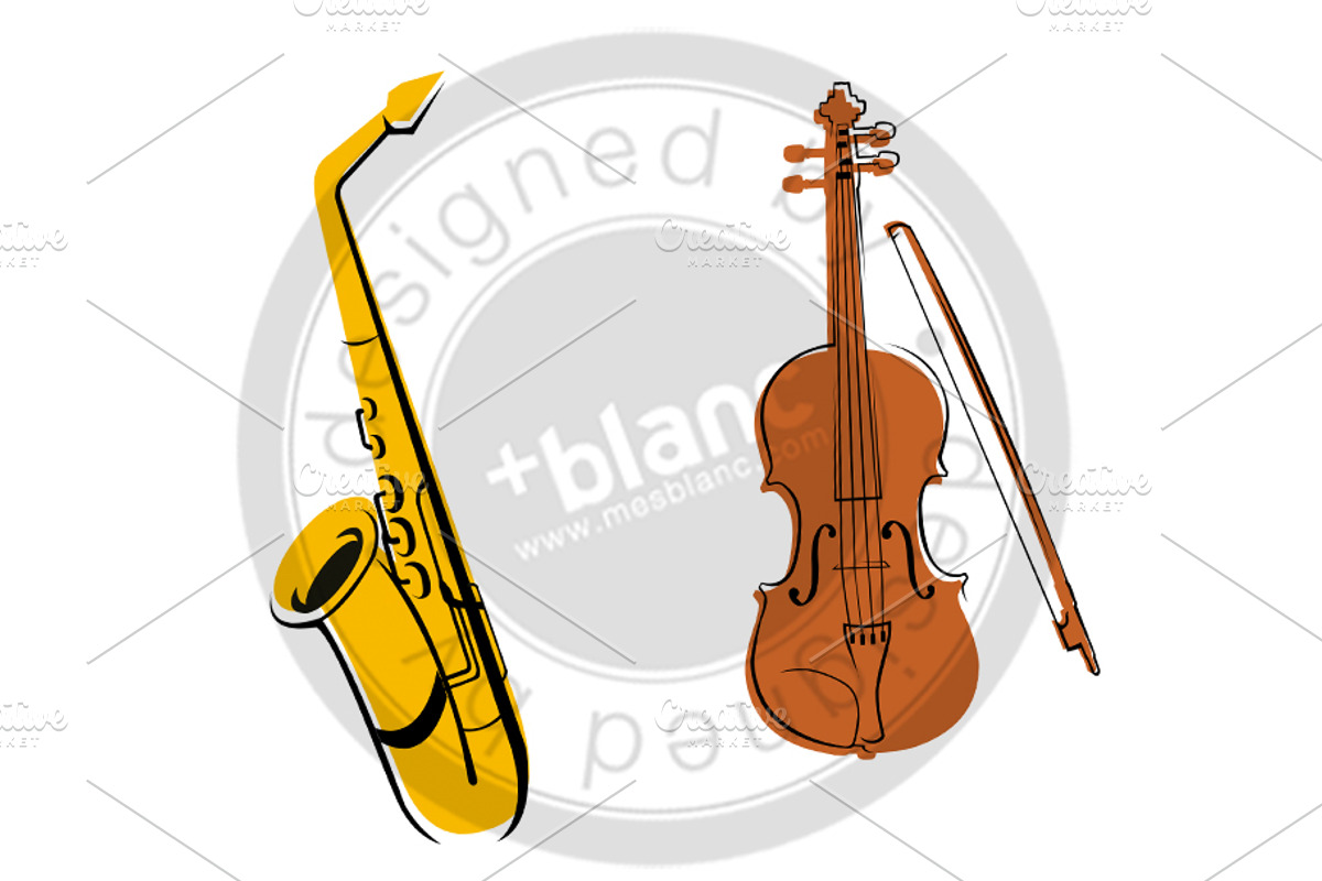 Musical instruments, an Illustration by mesblanc (Photo 4 of 5)