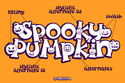 Spooky Pumpkin, a Font by HandletterYean (Thumbnail 7 of 10)