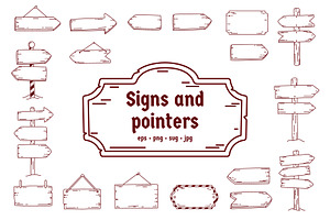 Signs and pointers, an Object Graphic by Woters little shop