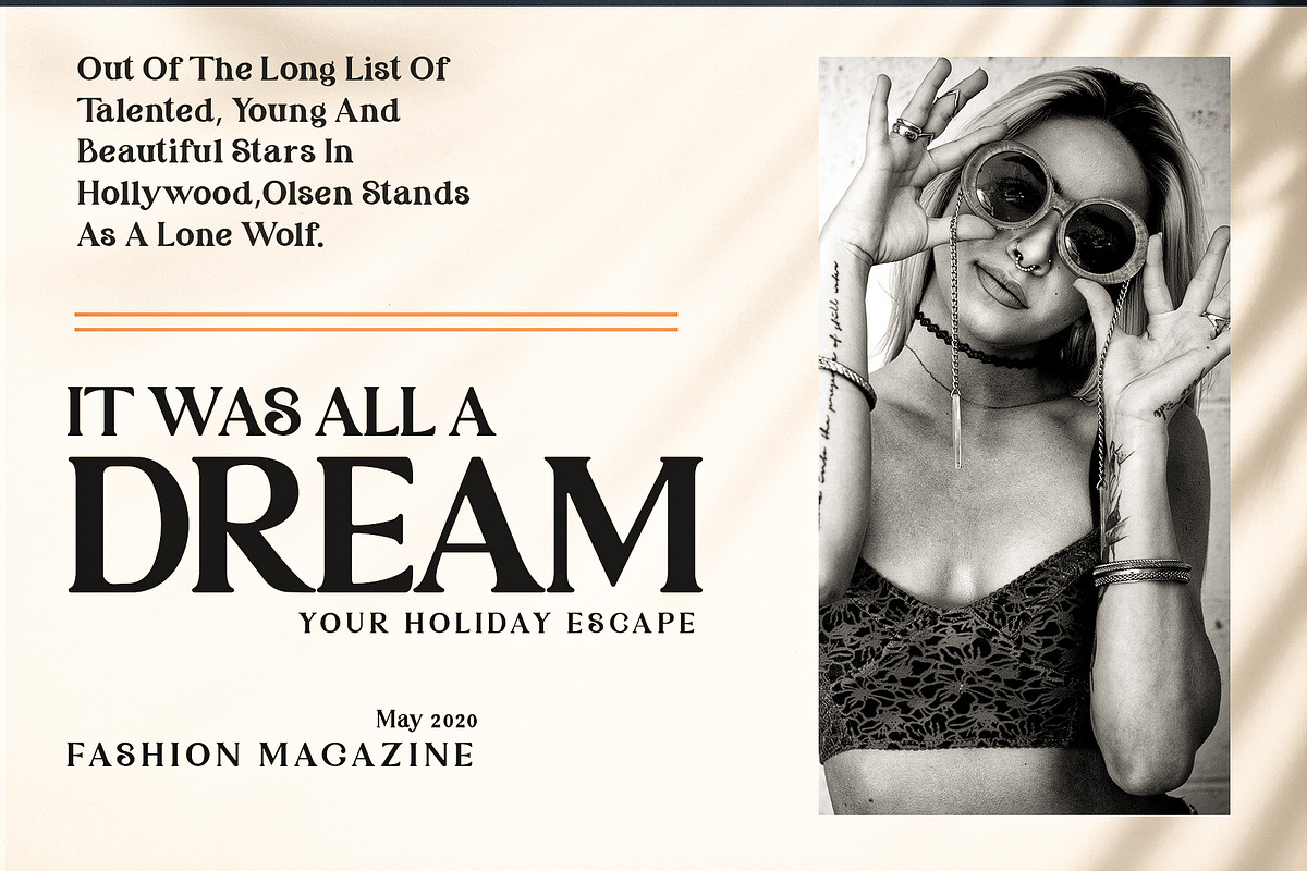 StunningOverturn Modern/Vintage Font, a Serif Font by PompoCo (Photo 3 of 14)