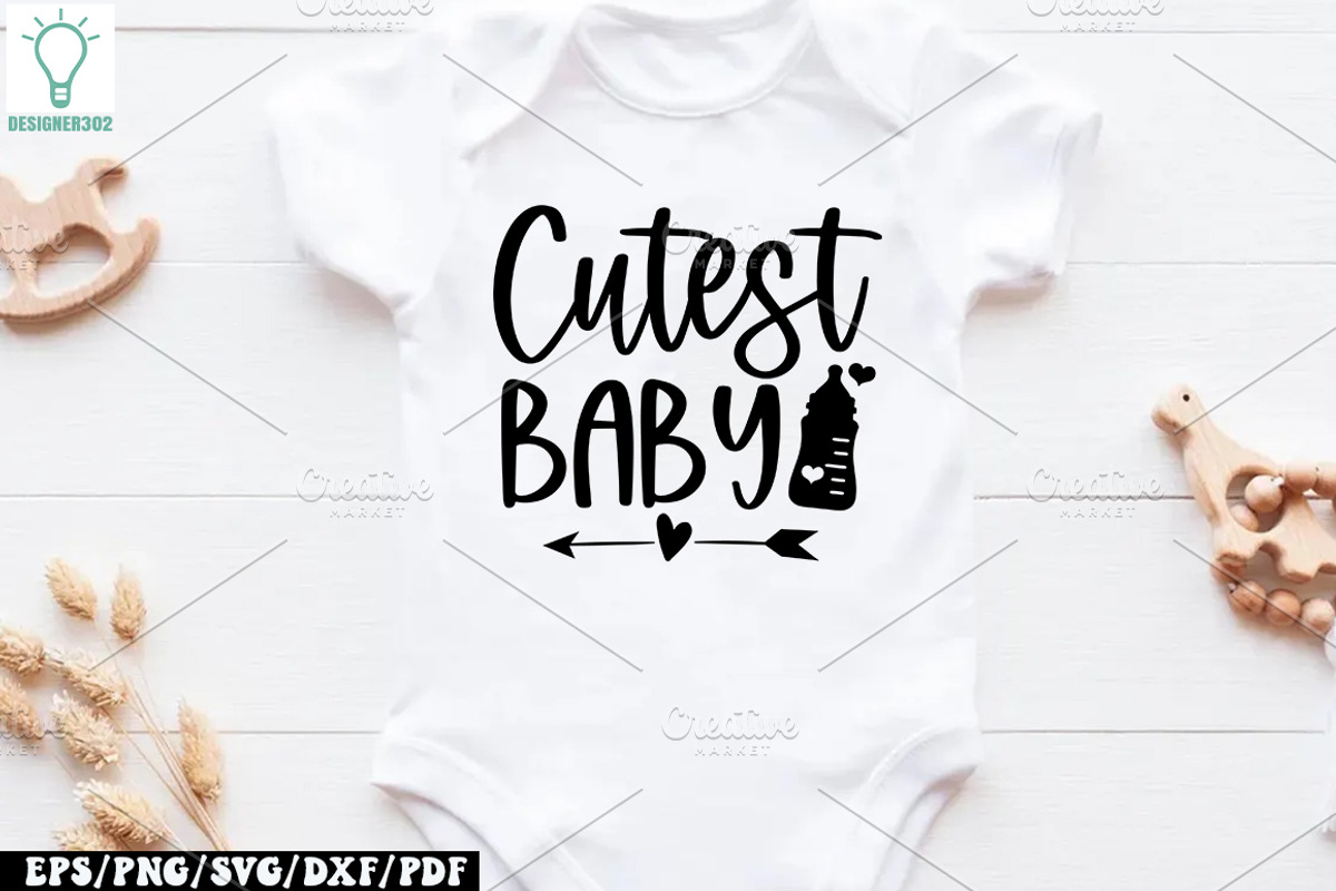 Baby SVG Bundle, Baby Quote SVG, a Graphic by Designer302 (Photo 4 of 33)