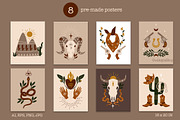 WILD WEST. Western collection, a Decorative Illustration by EasyArt (Thumbnail 3 of 11)
