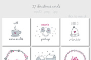 Warm Wishes Christmas collection, an Object Graphic by Cozy pattern shop (Thumbnail 7 of 13)