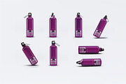 Drinking Bottle Flask Mock-Up, a Product Mockup by DesignRushMarket (Thumbnail 1 of 6)