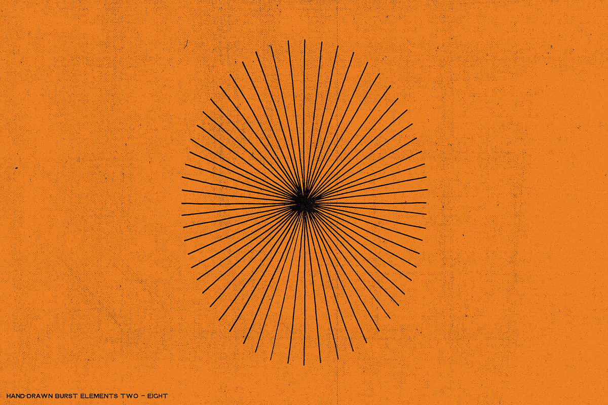 36 hand-drawn burst elements, an Object Graphic by The Shop (Photo 7 of 25)