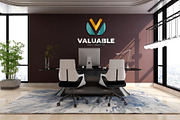 PSD Office Interior Wall Mockup, a Product Mockup by Ayy (Thumbnail 10 of 17)