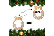 Christmas Balls Set SVG PNG Bundle, an Object Graphic by Digi_Design_World (Thumbnail 3 of 8)