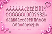 ChromeDarling - Modern Y2K SerifFont, a Serif Font by overlaytemplates (Thumbnail 5 of 5)