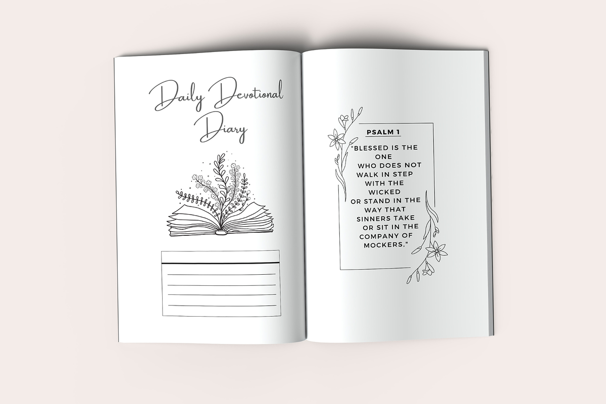 Daily Devotional Dairy  KDP Interior, a Templates & Theme by KDPISH (Photo 2 of 4)