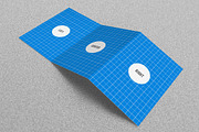 Trifold Mockups A4 x 3, a Print Template by Kongkow (Thumbnail 1 of 7)
