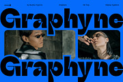 Graphyne - Ink Trap Display Font, a Sans Serif Font by Surplus Type Co (Thumbnail 1 of 9)
