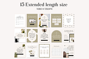 Instagram Post Template Luxe Canva, a Social Media Template by HerstedHertz (Thumbnail 4 of 9)
