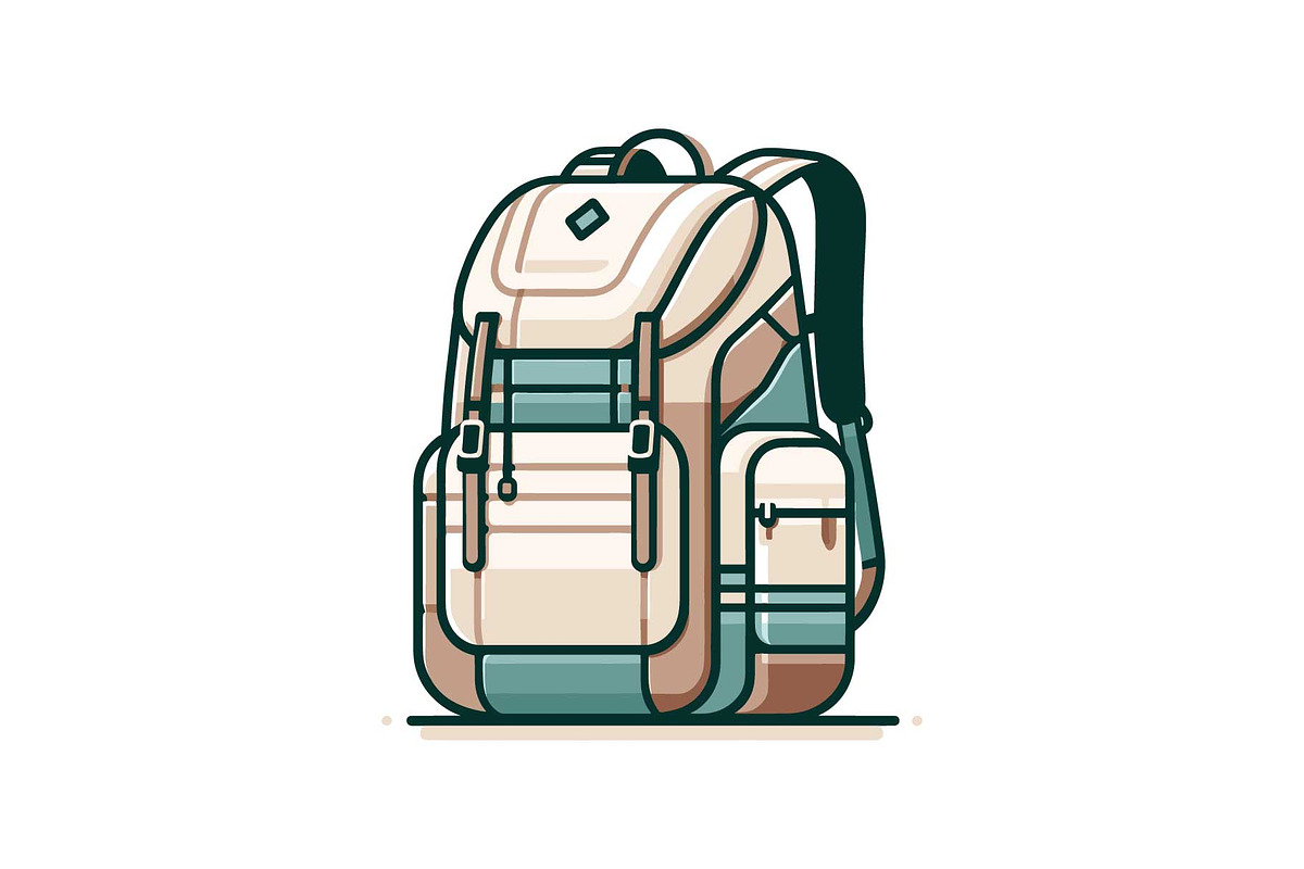 Adventure Hiking Bag Icons, an Object Graphic by yasushie (Photo 14 of 16)