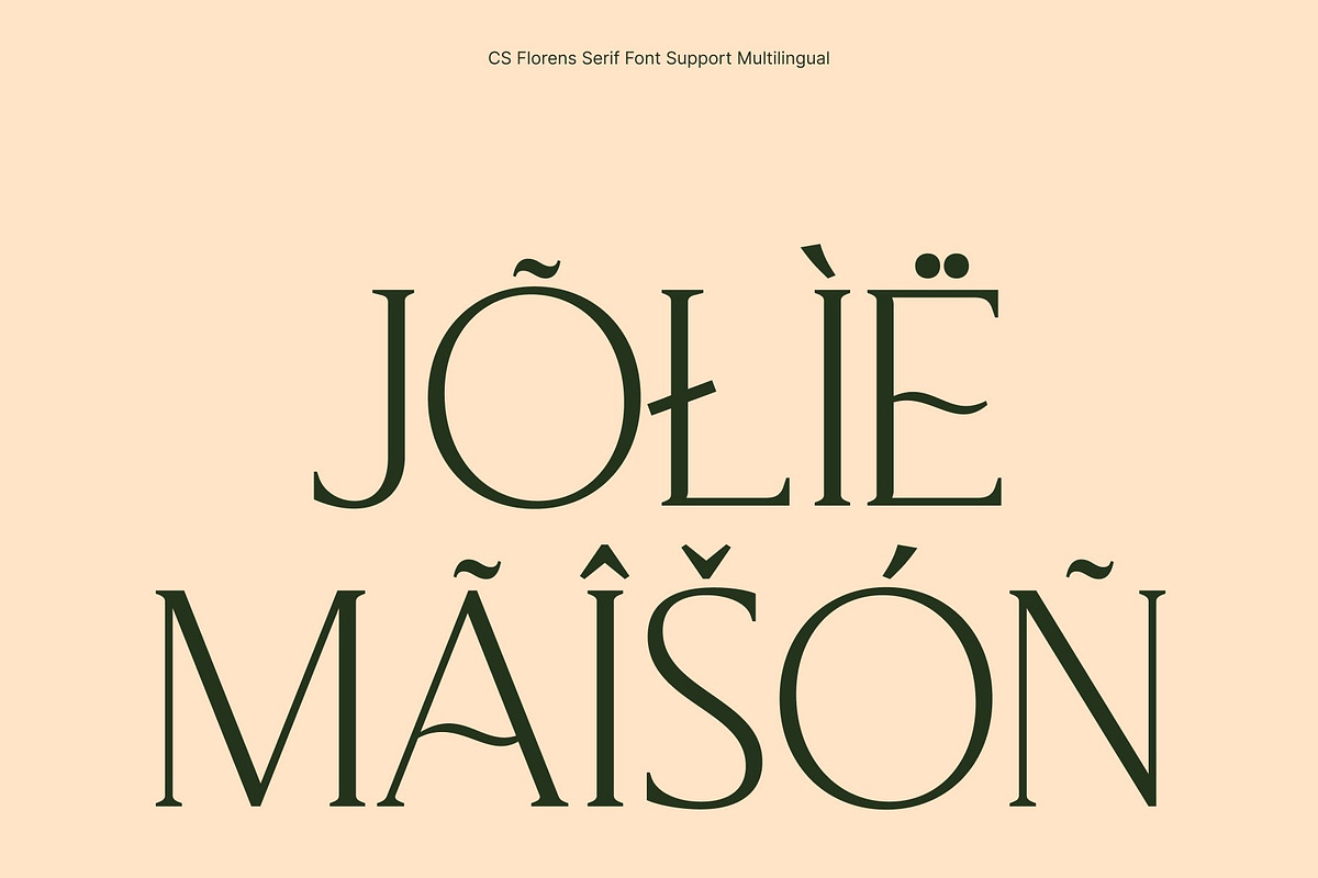 CS Florens – Elegant Serif Font, a Serif Font by Craft Supply Co. (Photo 5 of 8)