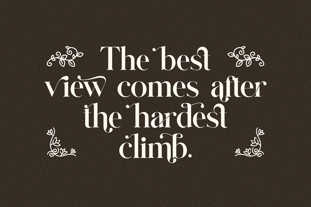 Stenvia Ligature Serif Font Typeface, a Serif Font by Graphicxell (Photo 2 of 10)