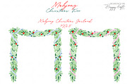 Mahjong Christmas Tree illustrations, a Decorative Illustration by TheHappyGiftArt (Thumbnail 4 of 12)