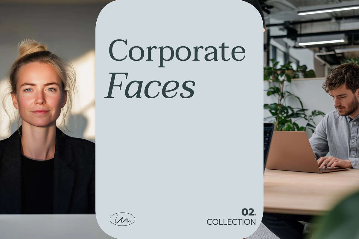 Corporate Faces: 55 AI stock images, a Business Photo by RV / Presets | AI Images (Photo 1 of 6)