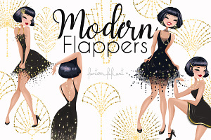 Modern flappers collection
