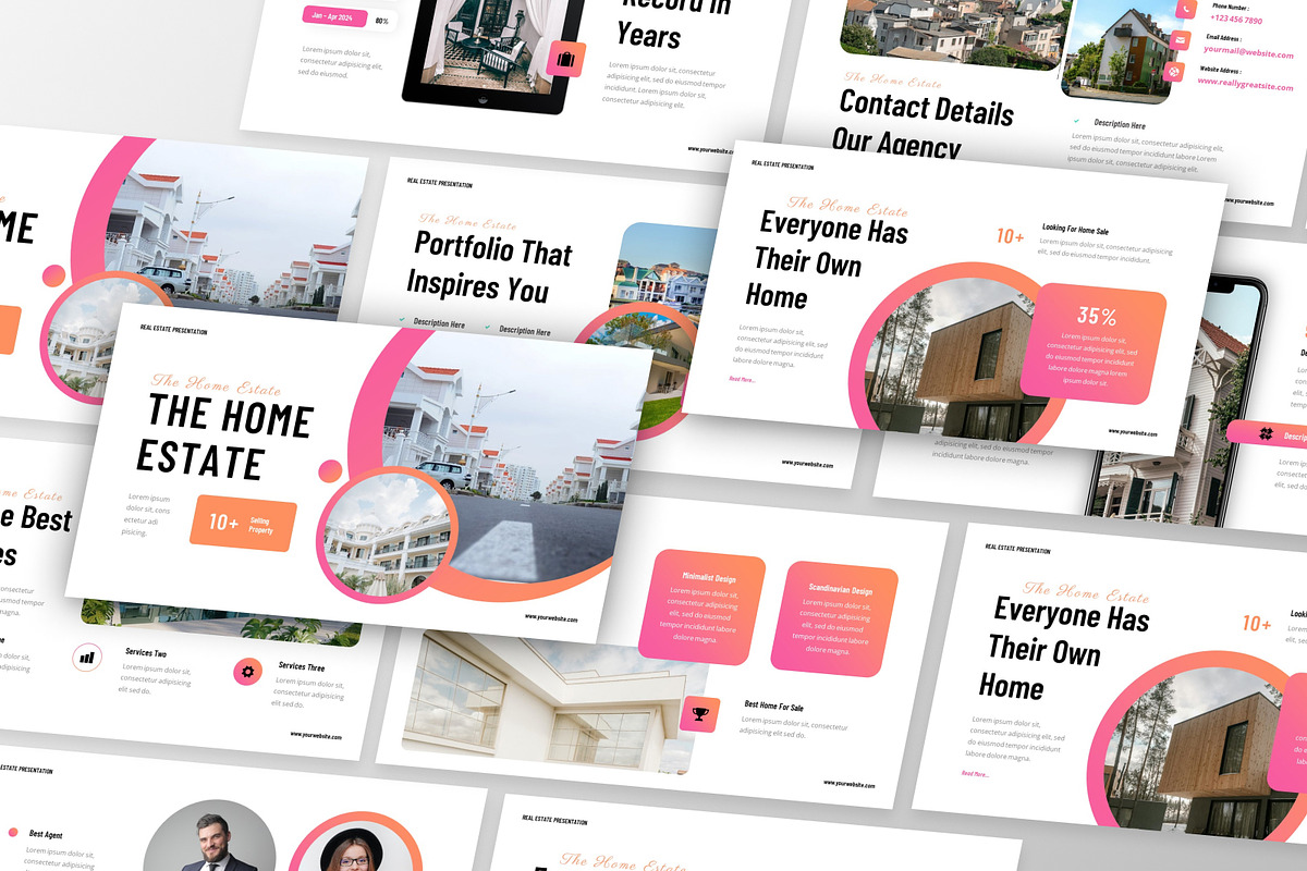 Home Real Estate Google Slide, a Presentation Template by MtvtdArt (Photo 3 of 6)