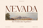 CS Nevada – Art Nouveau Font, a Serif Font by Craft Supply Co. (Thumbnail 1 of 8)