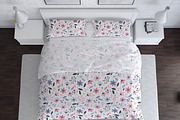 Bedroom and Bed Linen Mockup Set, an Apparel Mockup by Seven Lights (Thumbnail 5 of 10)