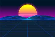Retrofuturism OTF Vapor Wave Font, a Sans Serif Font by Ckybe's Corner (Thumbnail 6 of 10)