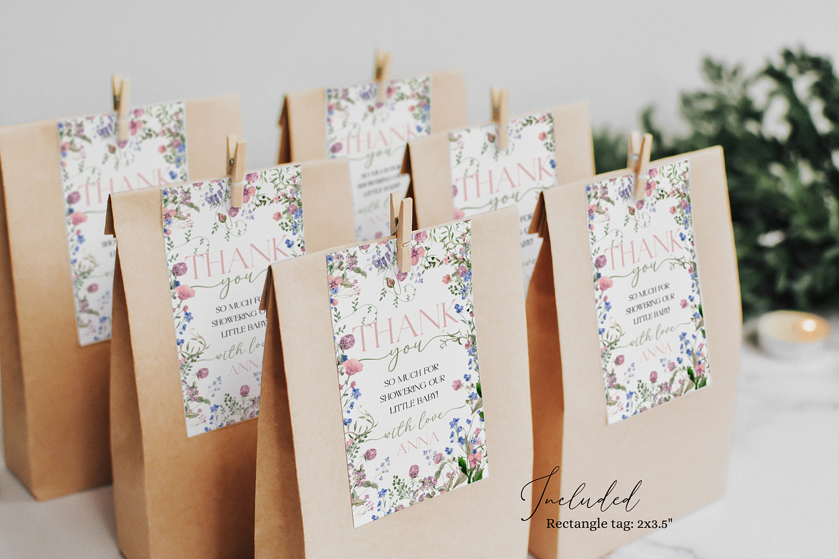 Butterfly Garden Thank You Tag, an Invitation Template by Digital_Mind (Photo 2 of 3)