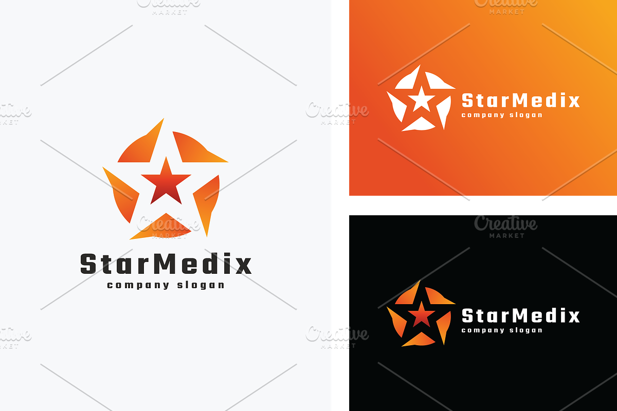 Star in Star Media Logo, a Branding & Logo Template by Design_Planet (Photo 1 of 3)