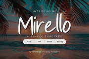 Mirello | A Simple Display Font, a Handwritten Font by Everyday Perfection (Thumbnail 1 of 5)
